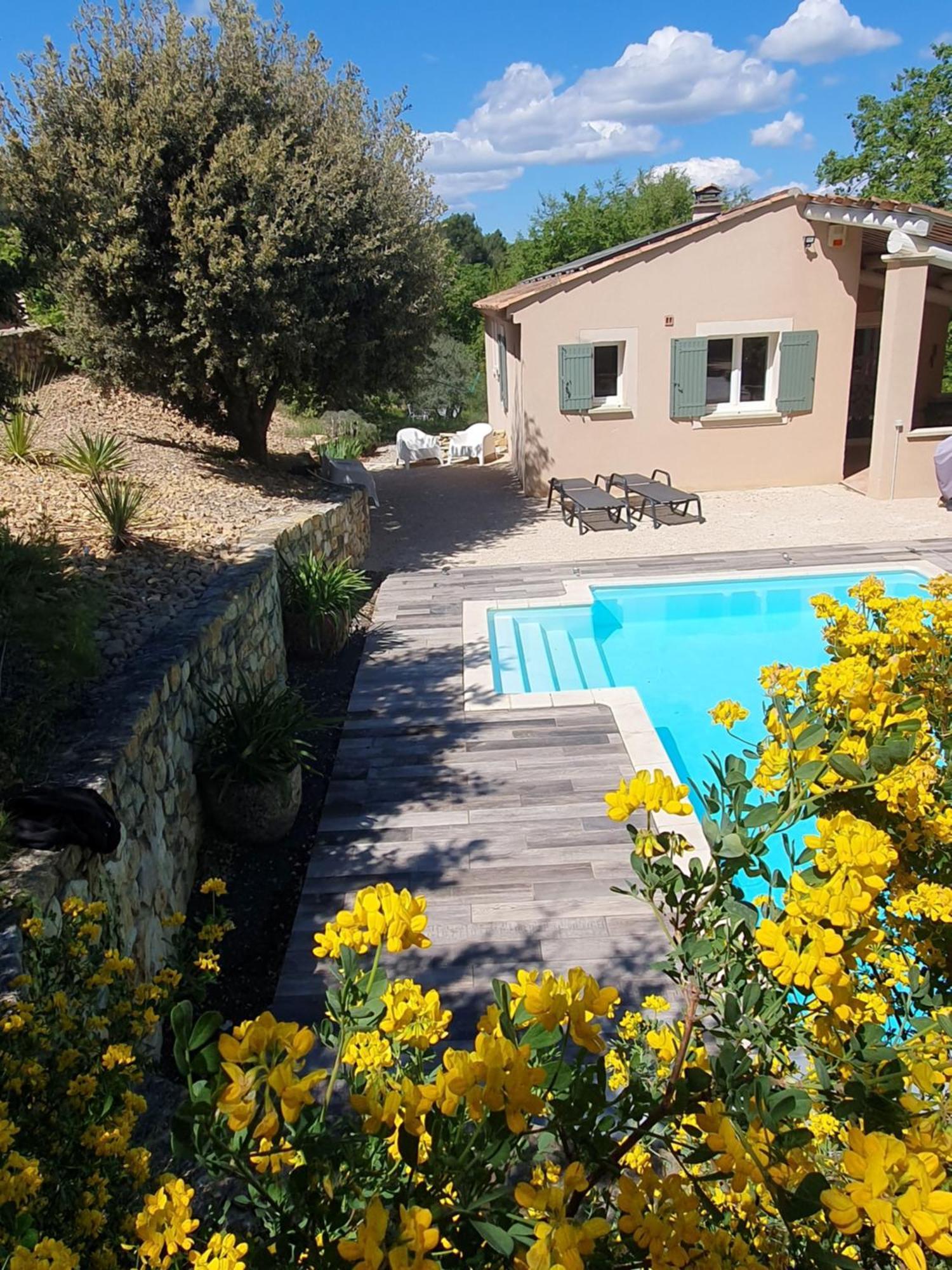 Le Soleil Du Ventoux Villa Entrechaux ภายนอก รูปภาพ